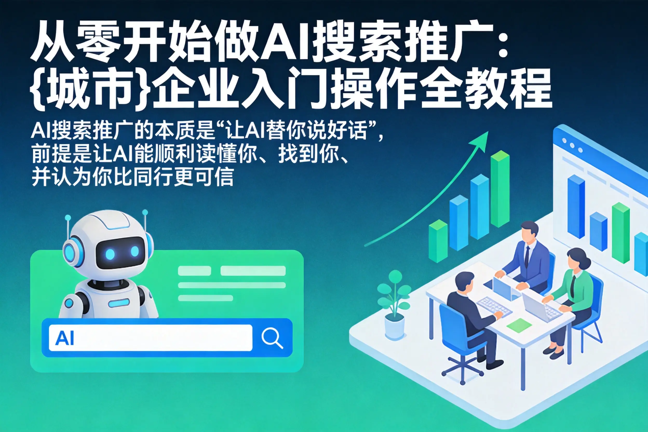 从零开始做AI搜索推广:米东企业入门操作全教程